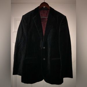 Express Pinstripe Felt Blazer Suit Coat 38R